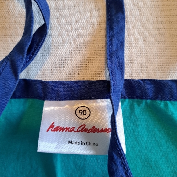 Hanna Andesson girls size 90 or 3T pillowcase dress floral screen print design - Picture 4 of 4